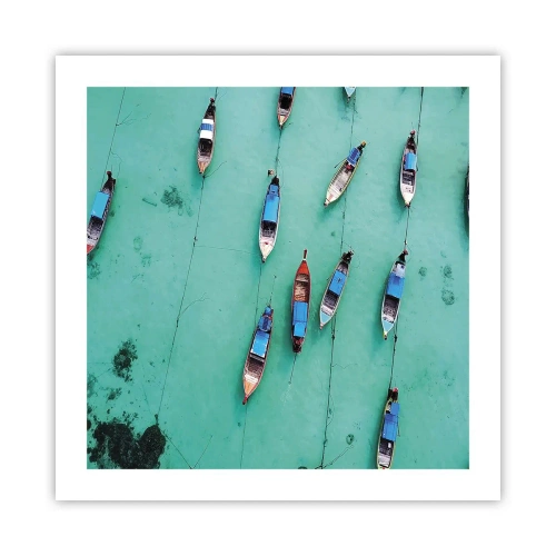 Affiche - Poster - Dans une attente jouyeuse - 50x50 cm