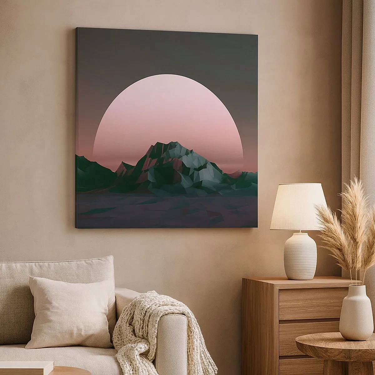 Impression sur toile - Image sur toile - Dans une galaxie voisine - 30x30 cm