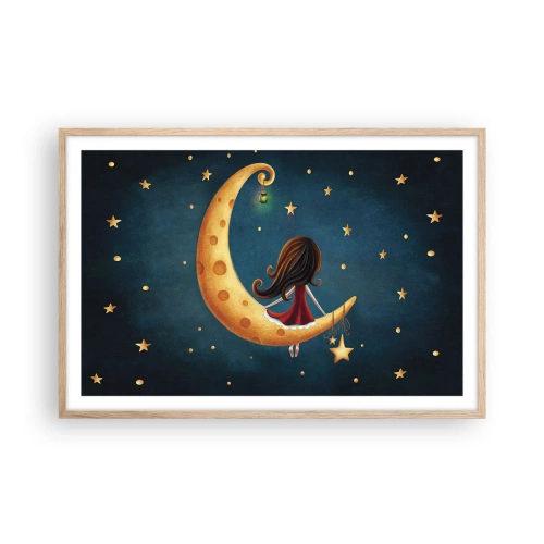 Affiche dans un chêne clair - Poster - Il était une fois... - 91x61 cm