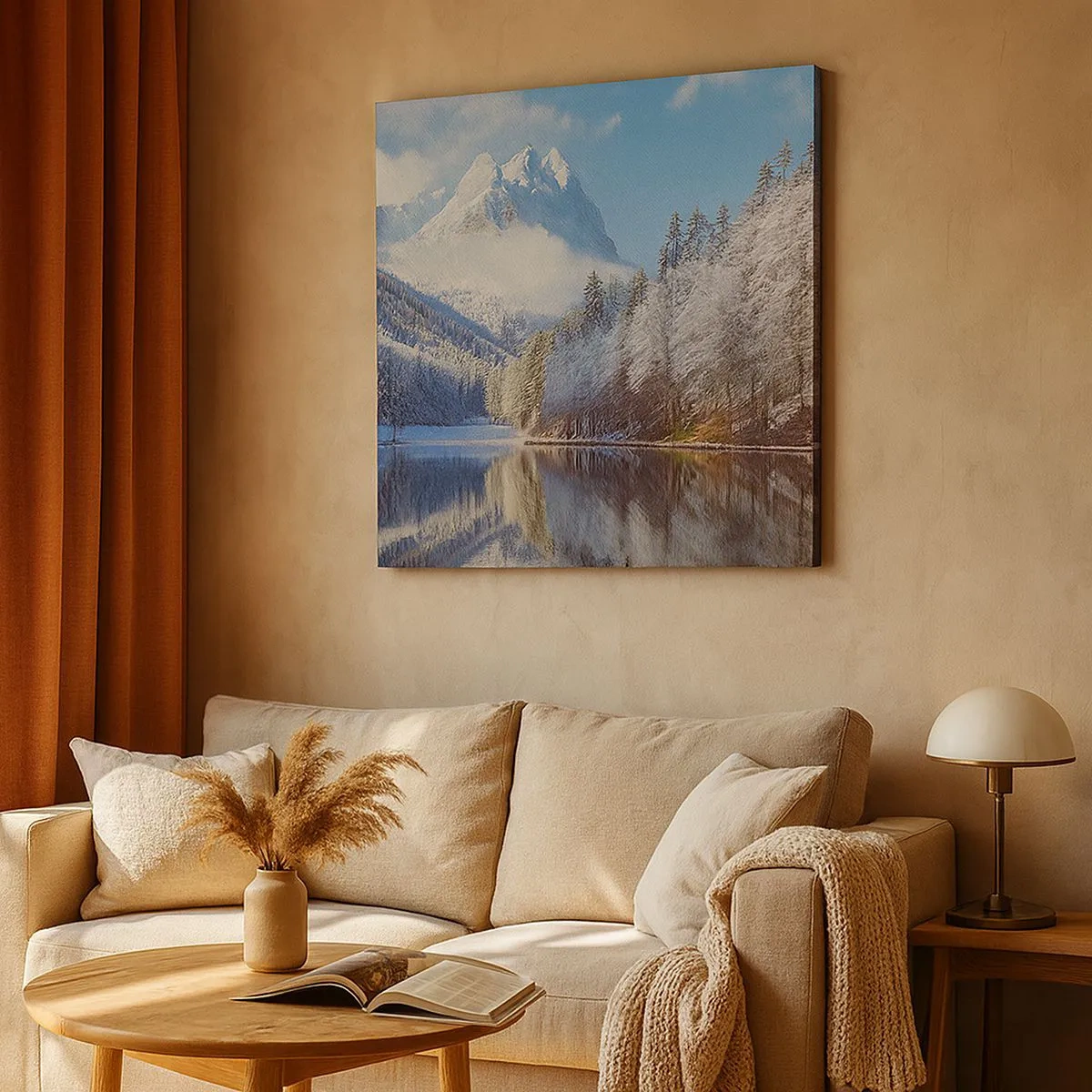 Impression sur toile - Image sur toile - Protecteur de la neige - 30x30 cm