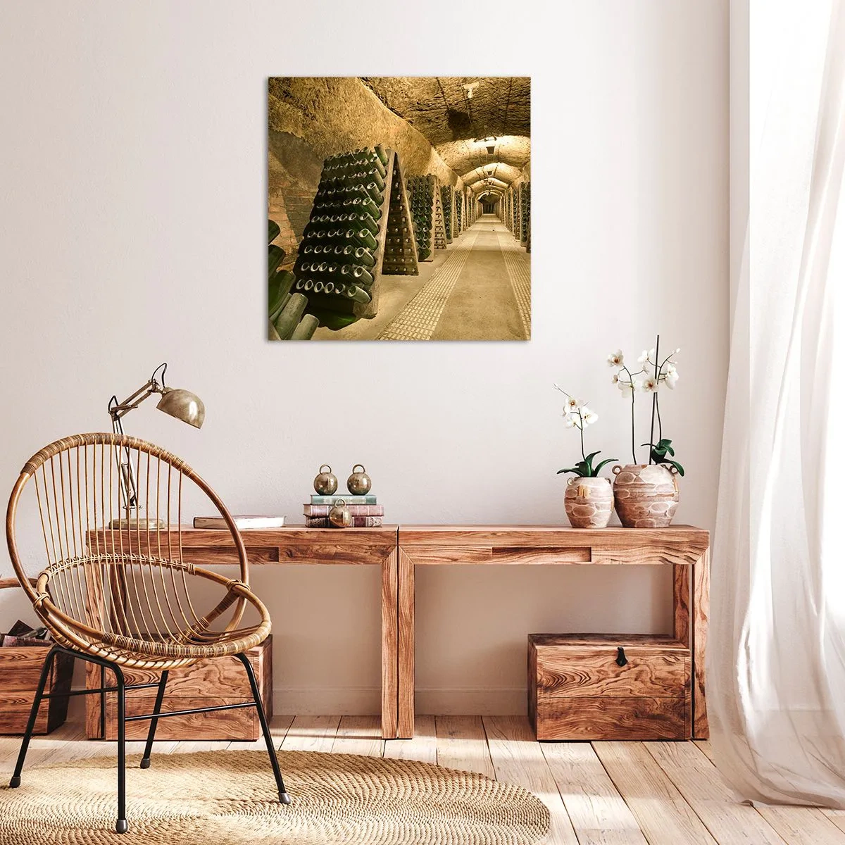 Impression sur toile - Image sur toile - L'éveil du goût - 70x70 cm