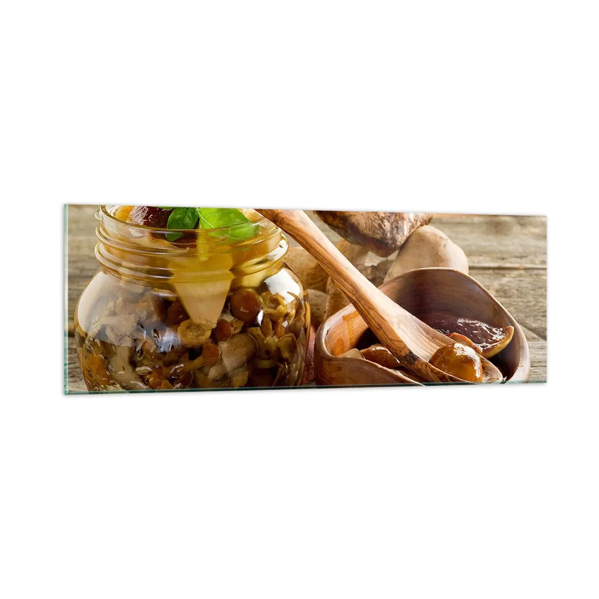 Impression sur verre - Image sur verre - Que ce soit frais ou salé, ou en automne... - 90x30 cm