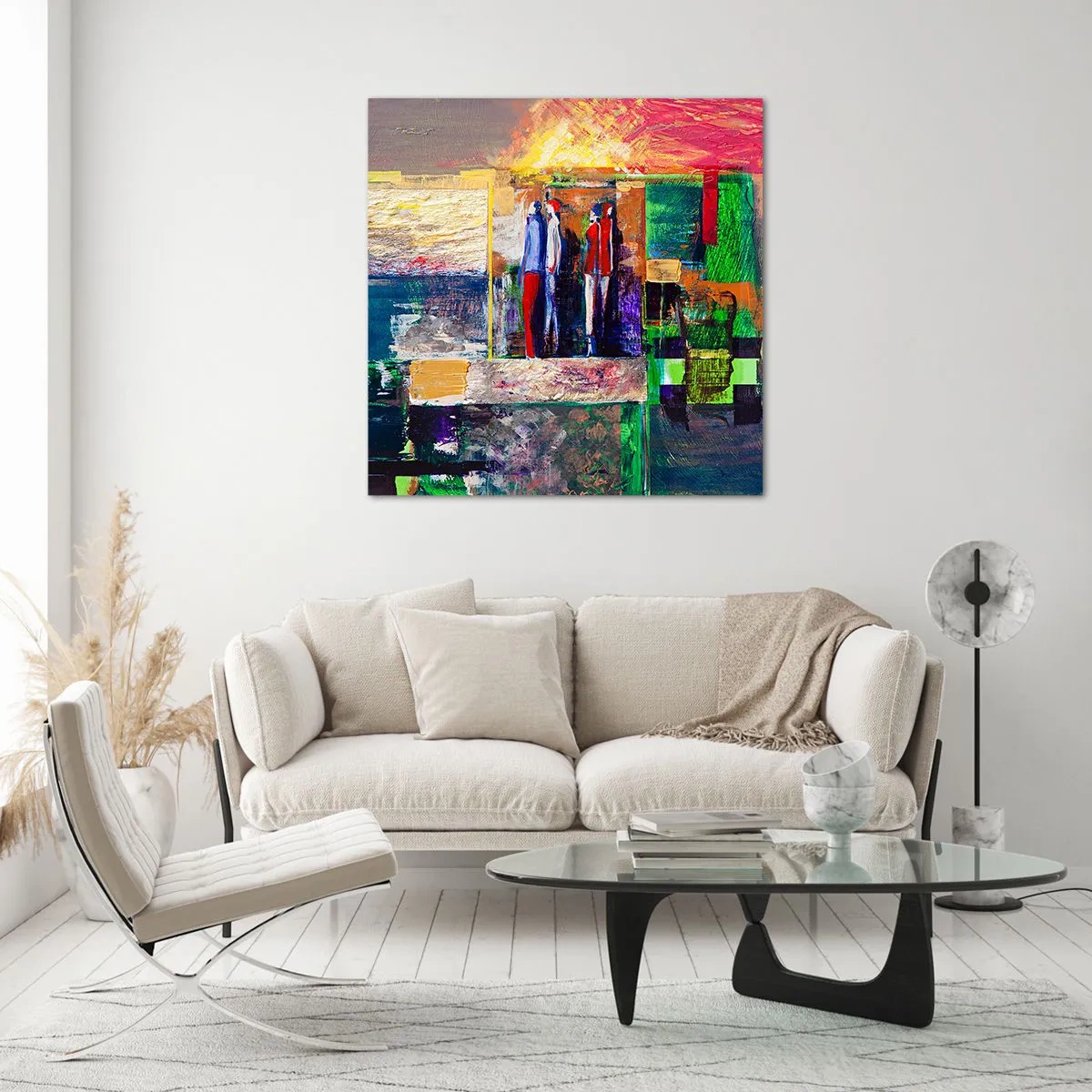 Impression sur verre - Image sur verre - Relations et émotions - 30x30 cm