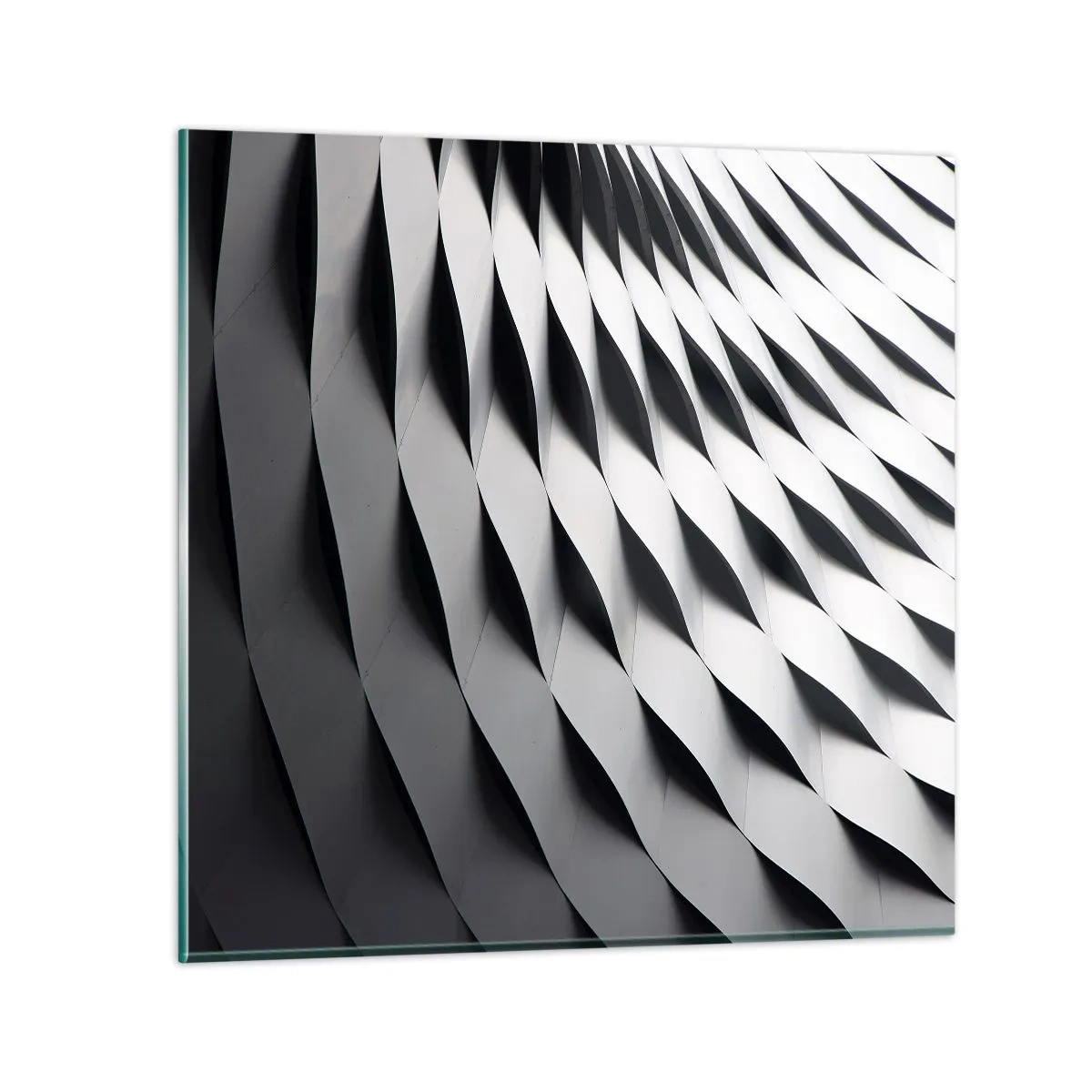 Impression sur verre - Image sur verre - A la surface des vagues - 60x60 cm