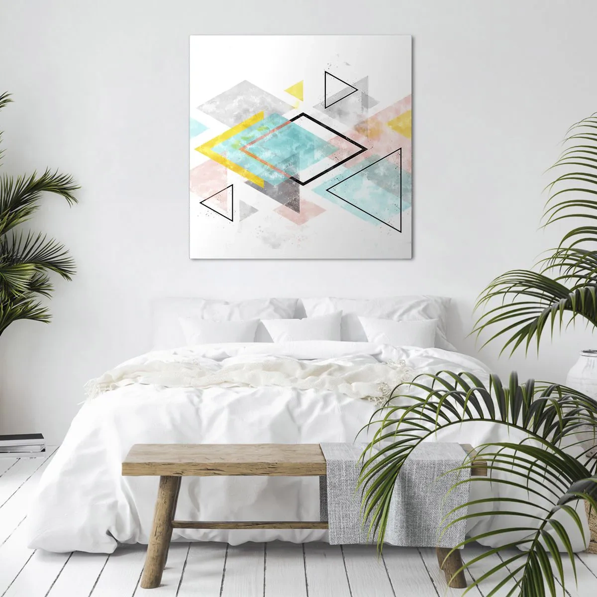 Impression sur toile - Image sur toile - Géométrie facile - 60x60 cm