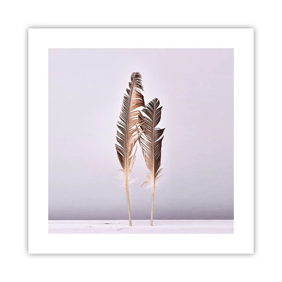 Affiche - Poster - Face au néant - 40x40 cm