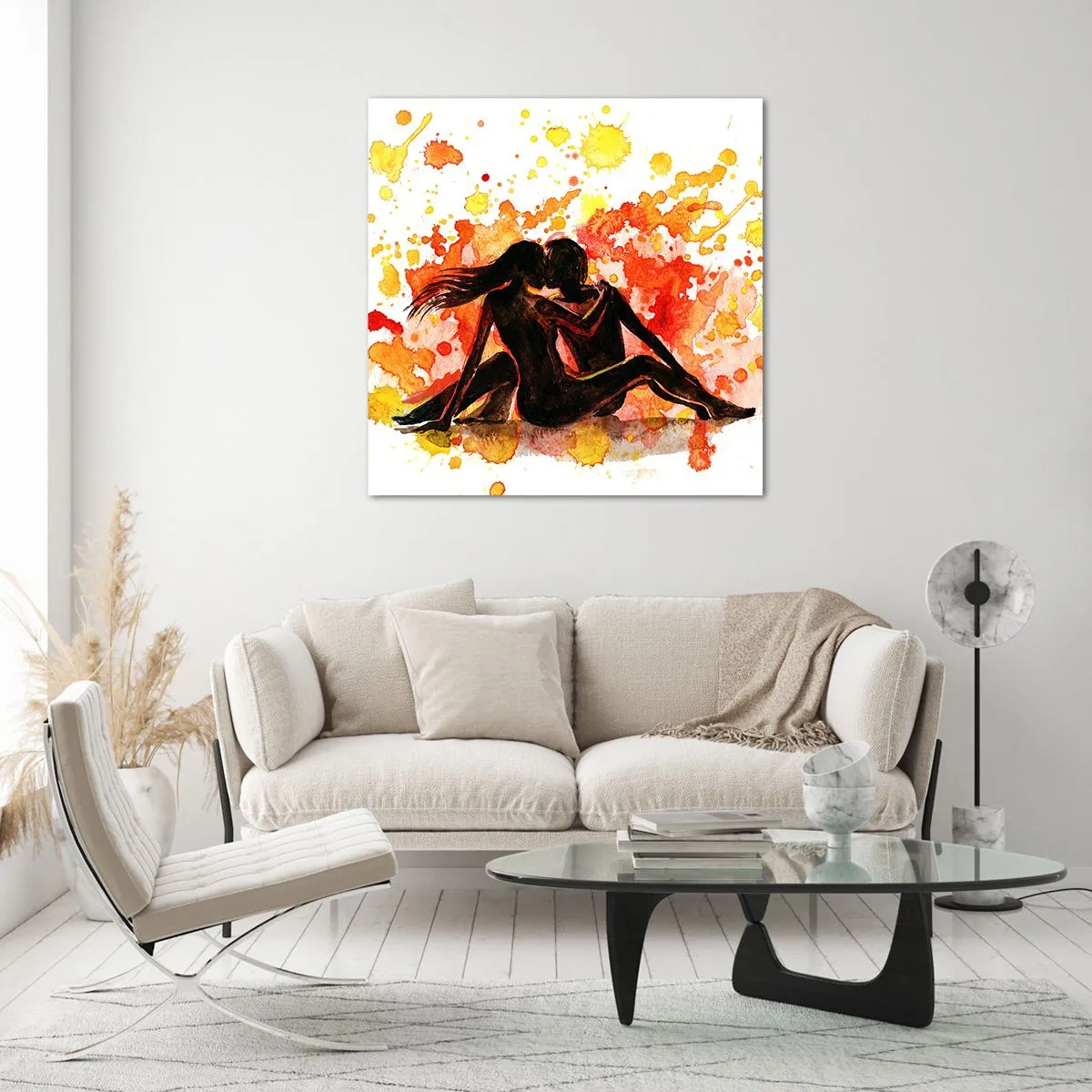 Impression sur verre - Image sur verre - Et la lumière fut - 50x50 cm