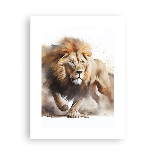 Affiche - Poster - Le roi bougea - 30x40 cm