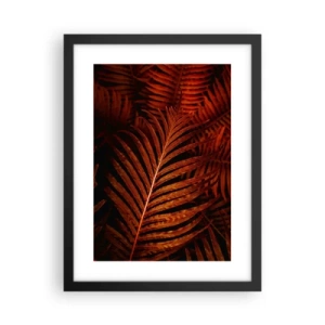 Affiche dans un cadre noir - Poster - Chaleur de la vie - 30x40 cm