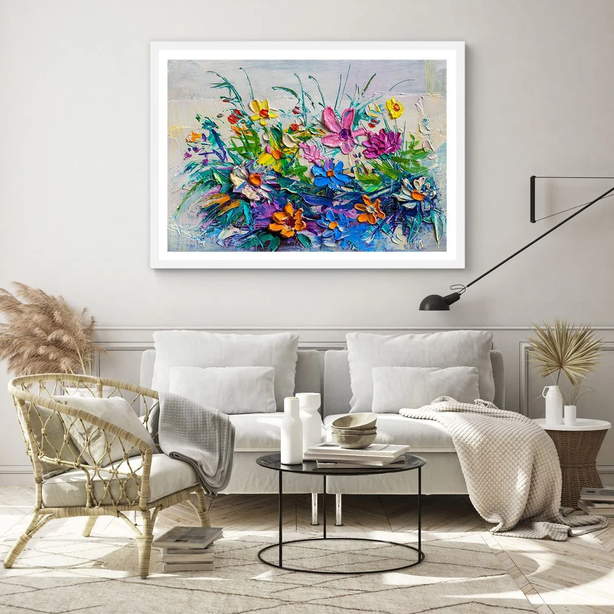 Affiche dans un cadre blanc - Poster - Absolument pas une nature morte - 70x50 cm