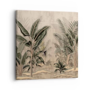 Impression sur toile - Image sur toile - Une gravure de style colonial - 30x30 cm