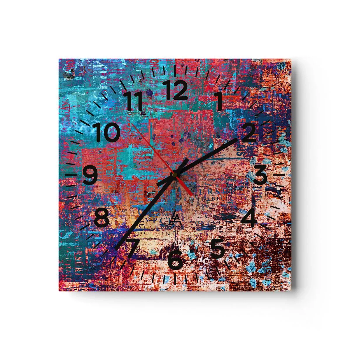 Horloge murale - Pendule murale - Mémoire et oubli - 30x30 cm