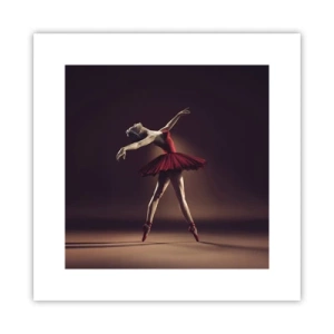 Affiche - Poster - Une danseuse étoile - 30x30 cm