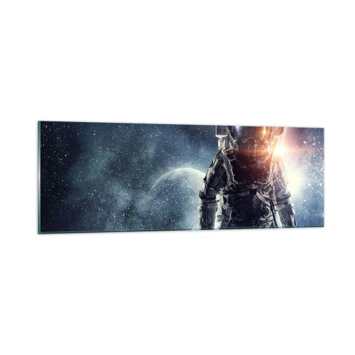 Impression sur verre - Image sur verre - Aventure spatiale - 90x30 cm