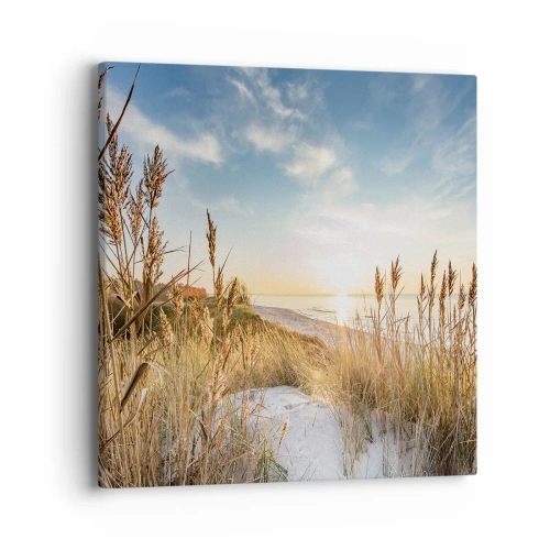 Impression sur toile - Image sur toile - Plage du nord - 40x40 cm