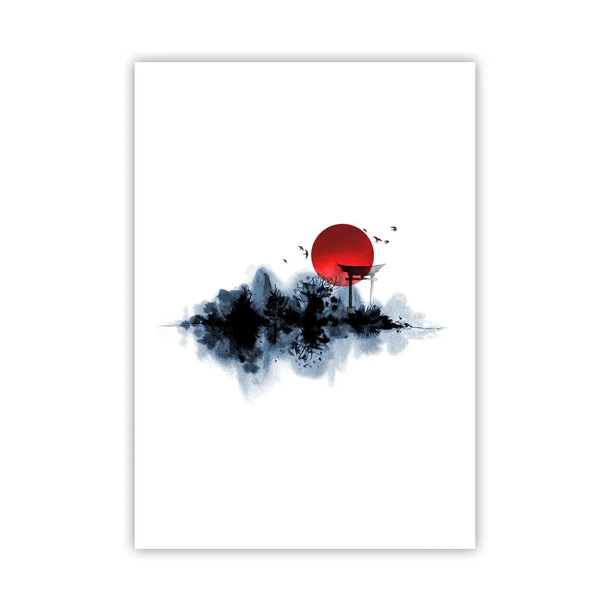 Affiche - Poster - Vue japonnaise - 70x100 cm
