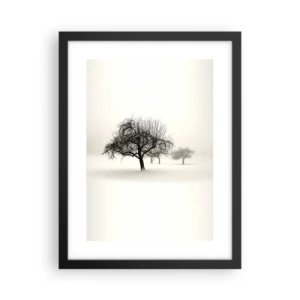 Affiche dans un cadre noir - Poster - Un rêve hivernal - 30x40 cm