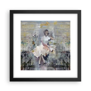 Affiche dans un cadre noir - Poster - Classique et moderne - 30x30 cm