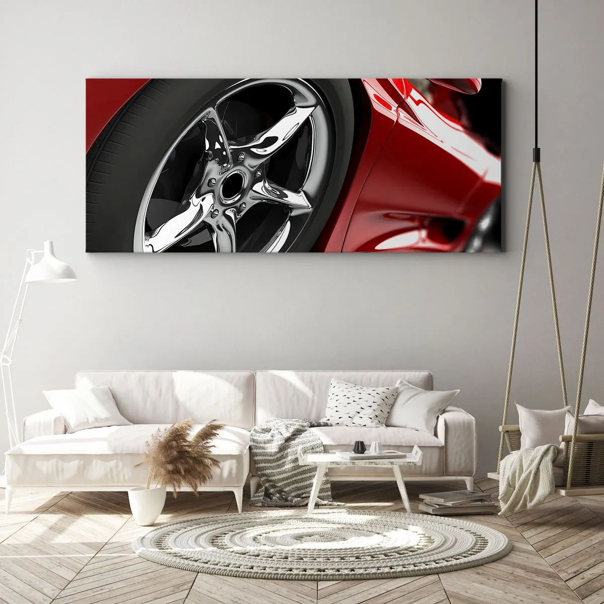 Impression sur toile - Image sur toile - Conçu pour la vitesse - 100x40 cm