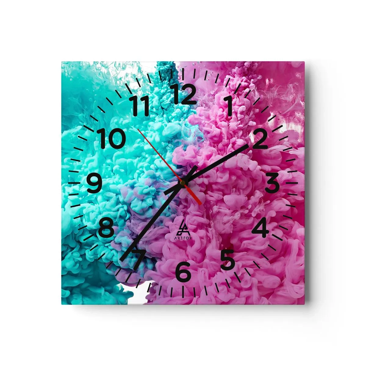 Horloge murale - Pendule murale - Rencontre finale - 40x40 cm