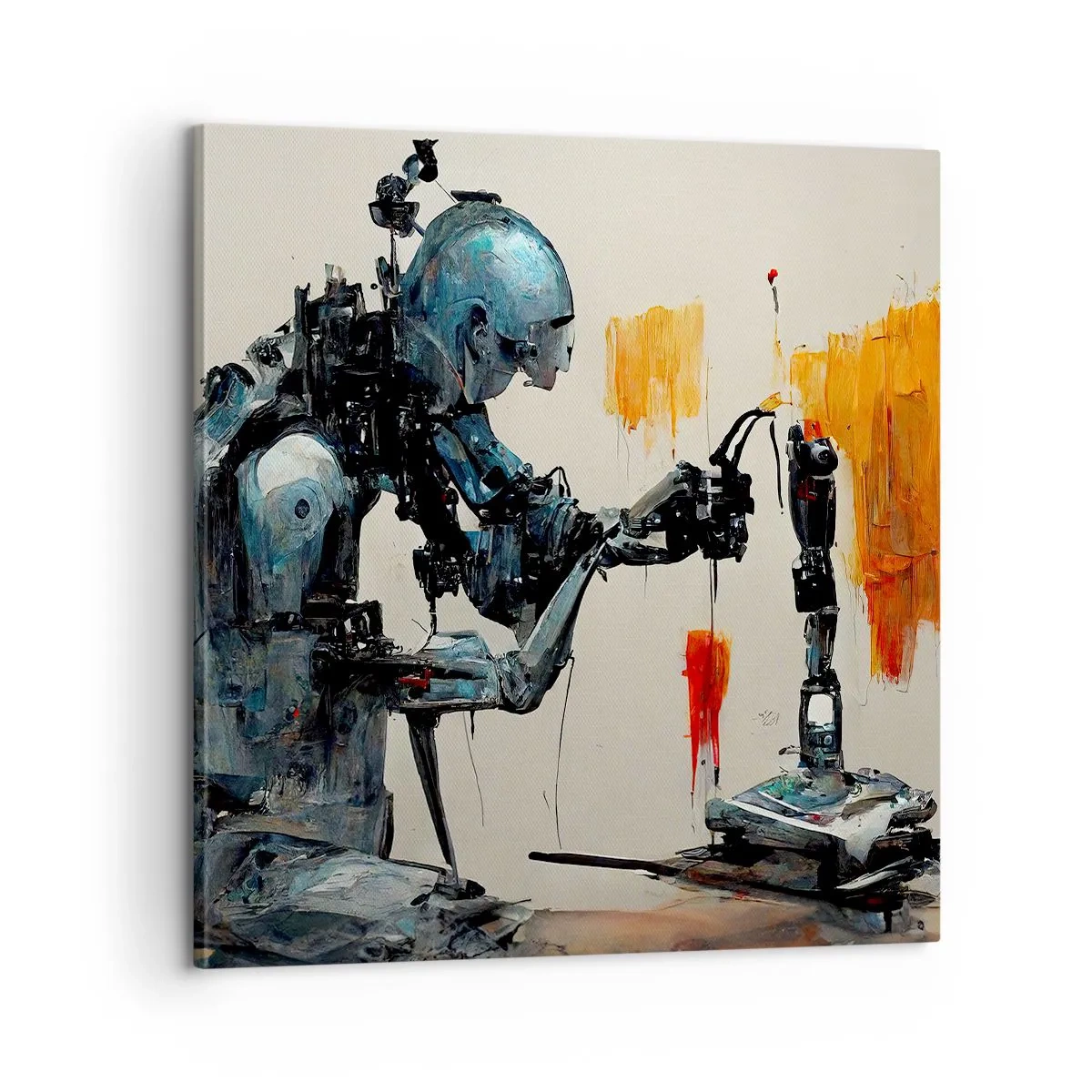 Impression sur toile - Image sur toile - Déjà demain… - 60x60 cm