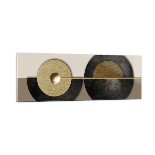 Impression sur verre - Image sur verre - Variations autour du cercle - 90x30 cm