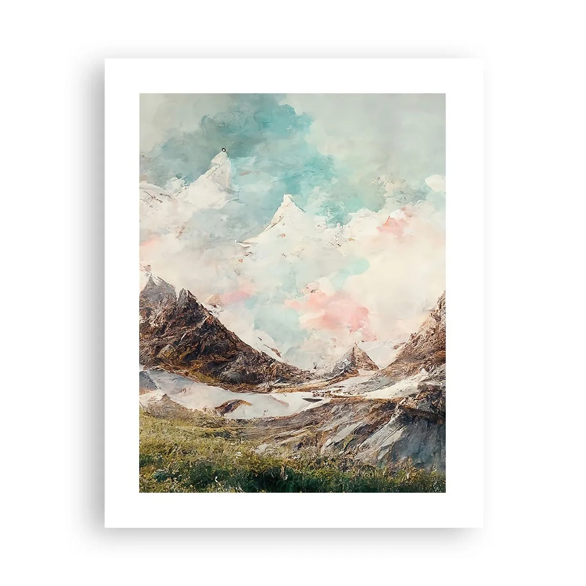 Affiche - Poster - Lames de roche - 40x50 cm