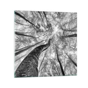 Impression sur verre - Image sur verre - Course vers la lumière - 30x30 cm