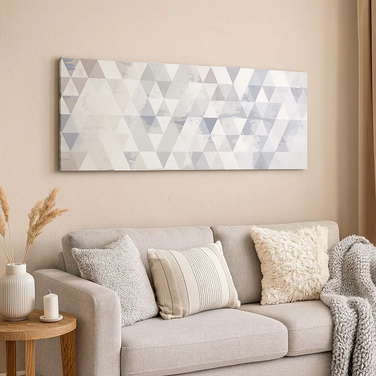 Impression sur toile - Image sur toile - En rythme de trois - 100x40 cm