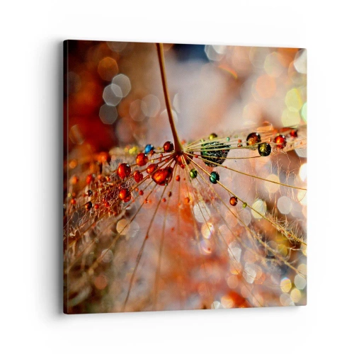 Impression sur toile - Image sur toile - Enfilé sur un fil d'araignée - 40x40 cm