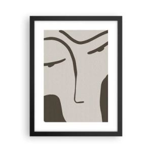 Affiche dans un cadre noir - Poster - Comme un tableau de Modigliani - 30x40 cm
