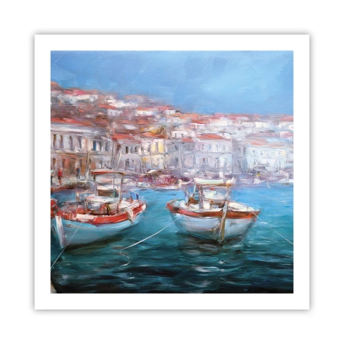 Affiche - Poster - Baie italienne - 60x60 cm