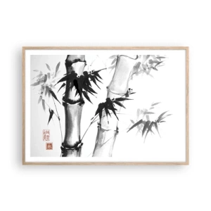 Affiche dans un chêne clair - Poster - Gros plan sur l'orient - 100x70 cm