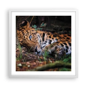 Affiche dans un cadre blanc - Poster - Fais-moi confiance - 50x50 cm