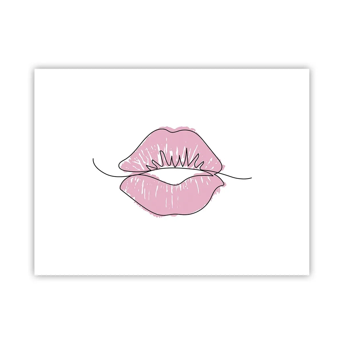 Affiche - Poster - Prêt à l'embrassade? - 40x30 cm