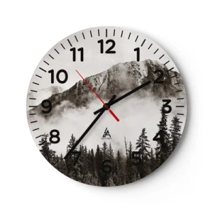 Horloge murale - Pendule murale - Seigneur de granite - 40x40 cm