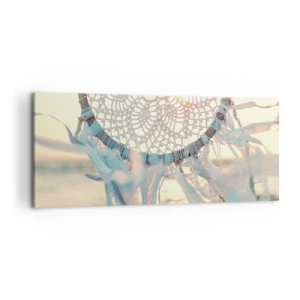 Impression sur toile - Image sur toile - Totem en dentelle - 100x40 cm