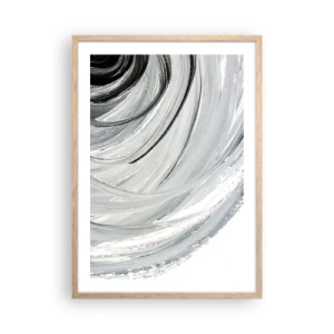 Affiche dans un chêne clair - Poster - Composition orbitale - 50x70 cm