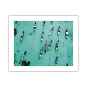 Affiche - Poster - Dans une attente jouyeuse - 50x40 cm