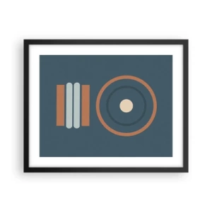 Affiche dans un cadre noir - Poster - Essence des choses - 50x40 cm