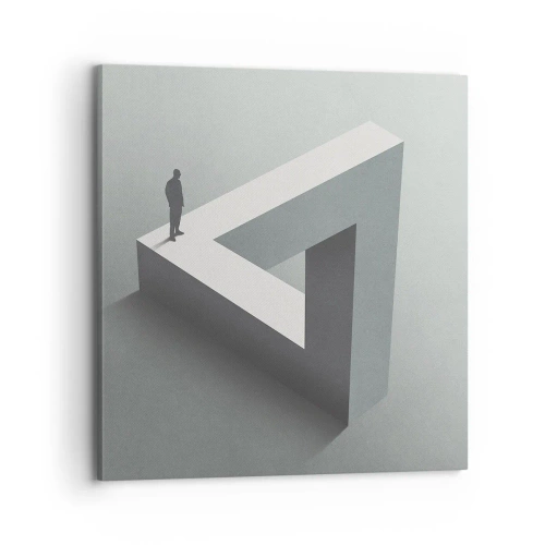 Impression sur toile - Image sur toile - Mais c'est possible - 70x70 cm