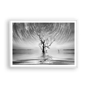 Affiche dans un cadre blanc - Poster - La symphonie de la nature - 100x70 cm