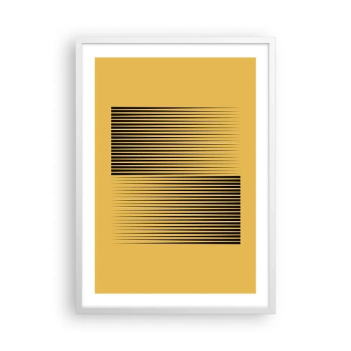 Affiche dans un cadre blanc - Poster - Cadre opposé - 50x70 cm