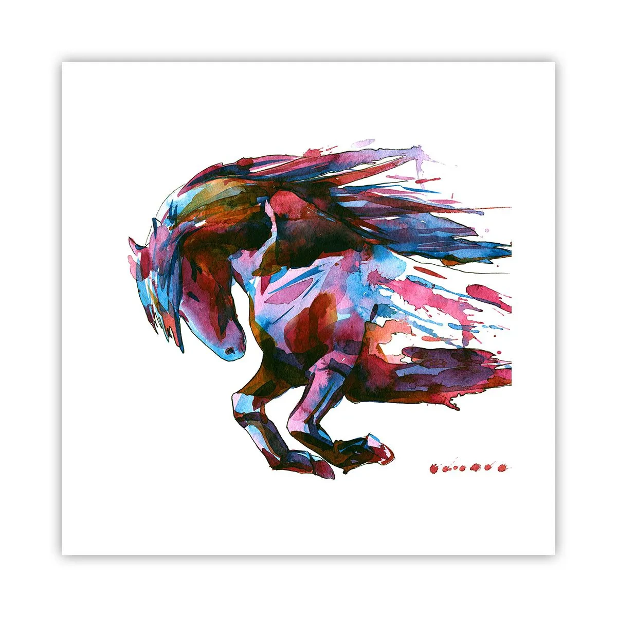 Affiche - Poster - Dans le ravissement - 40x40 cm