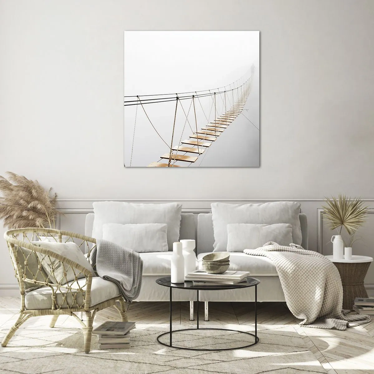 Impression sur verre - Image sur verre - Où cela va-t-il te mener? - 40x40 cm