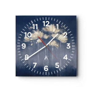 Horloge murale - Pendule murale - Comme des pétales au vent - 40x40 cm