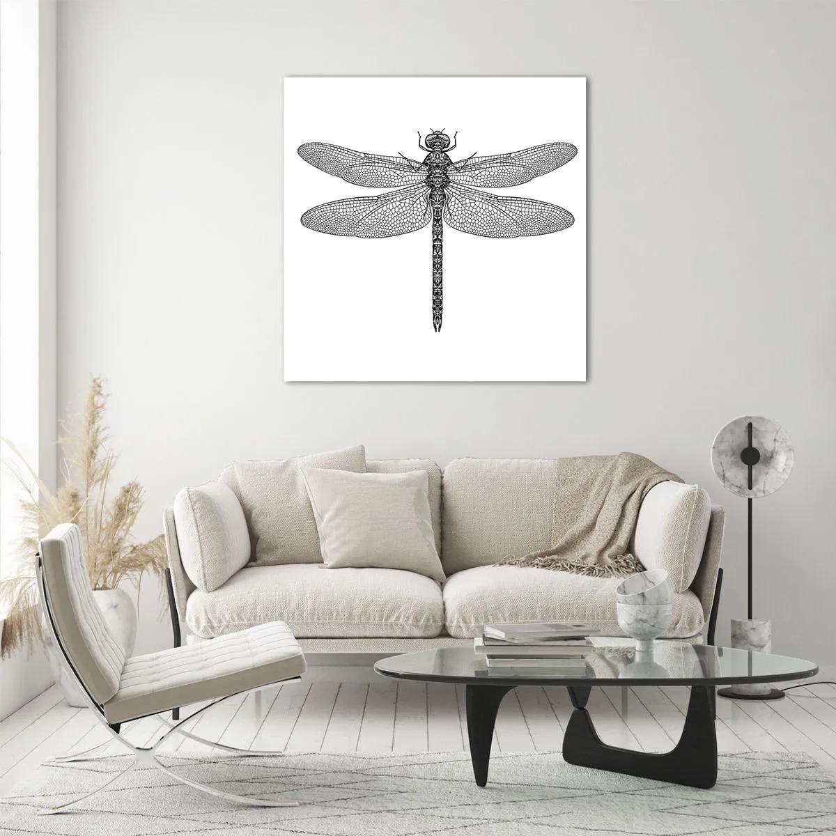 Impression sur verre - Image sur verre - Précision de la nature - 70x70 cm