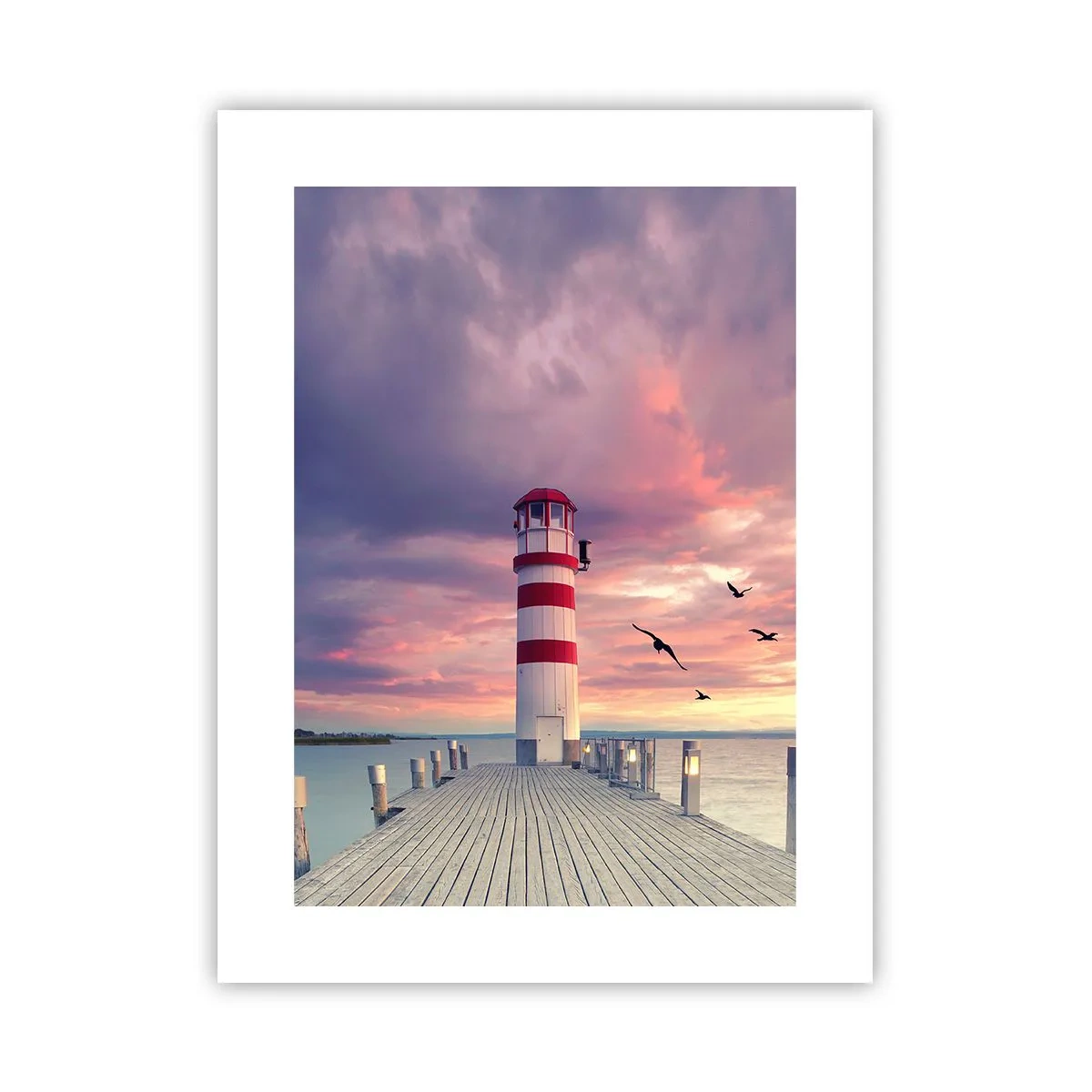 Affiche - Poster - C'est l'heure d'aller au port - 30x40 cm