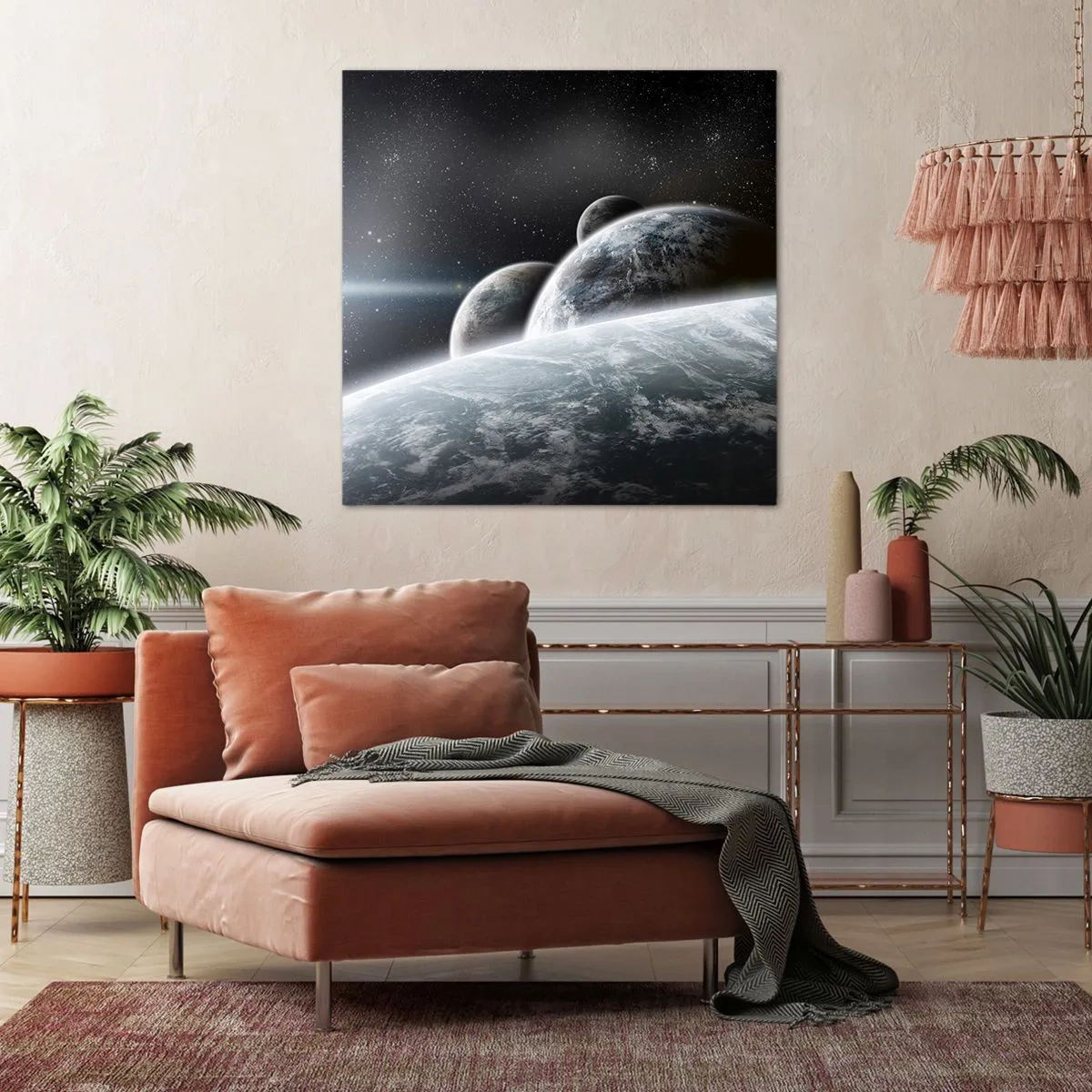 Impression sur toile - Image sur toile - Musique cosmique des sphères - 30x30 cm