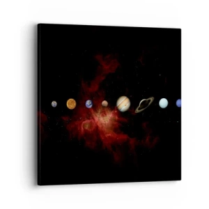 Impression sur toile - Image sur toile - Notre quartier - 40x40 cm